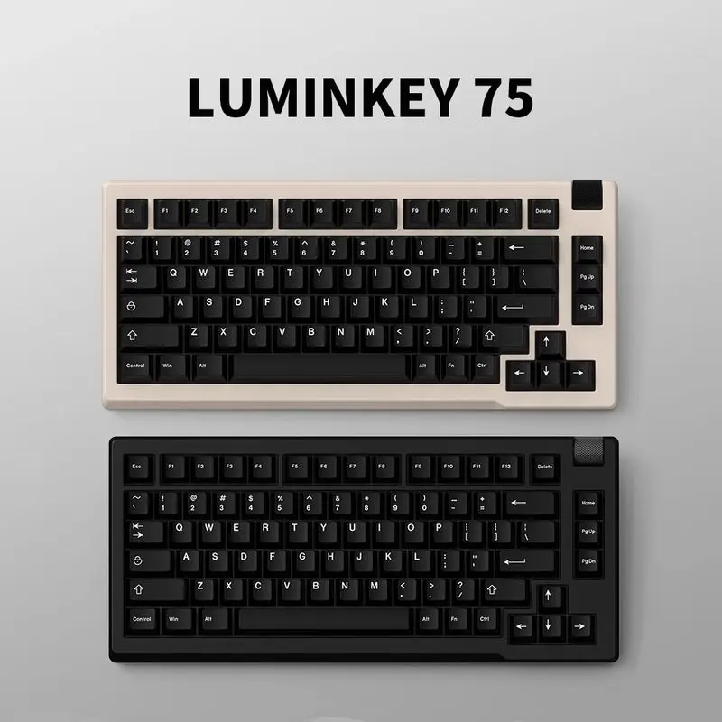 

Createkeebs Luminkey75 Customized Mechanical Keyboard Tri-mode Are Equipped With All Aluminum Shell Hot Plug Computeraccessories