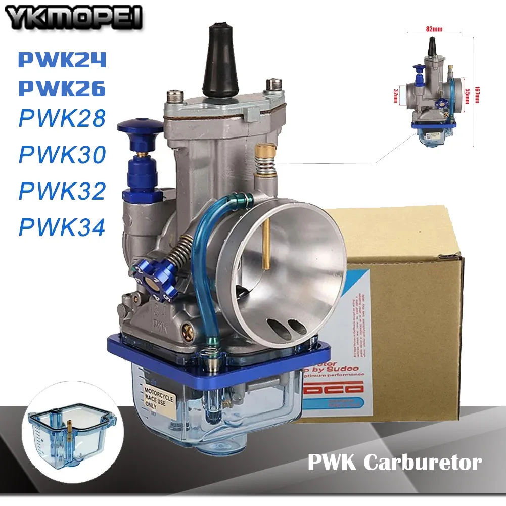 Universal Motorcycle PWK Carburetor 28 30 32 34MM Save Fuel For 125 150 ...