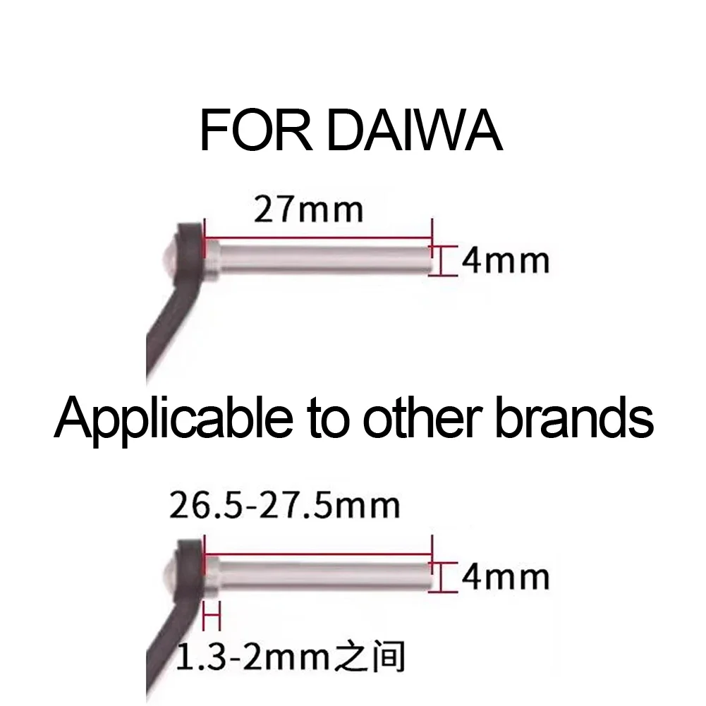 Paire poignées moulinet DAIWA compatible TATULA ZILLION FUEGO SLP WORKS spinner bait accessoires
