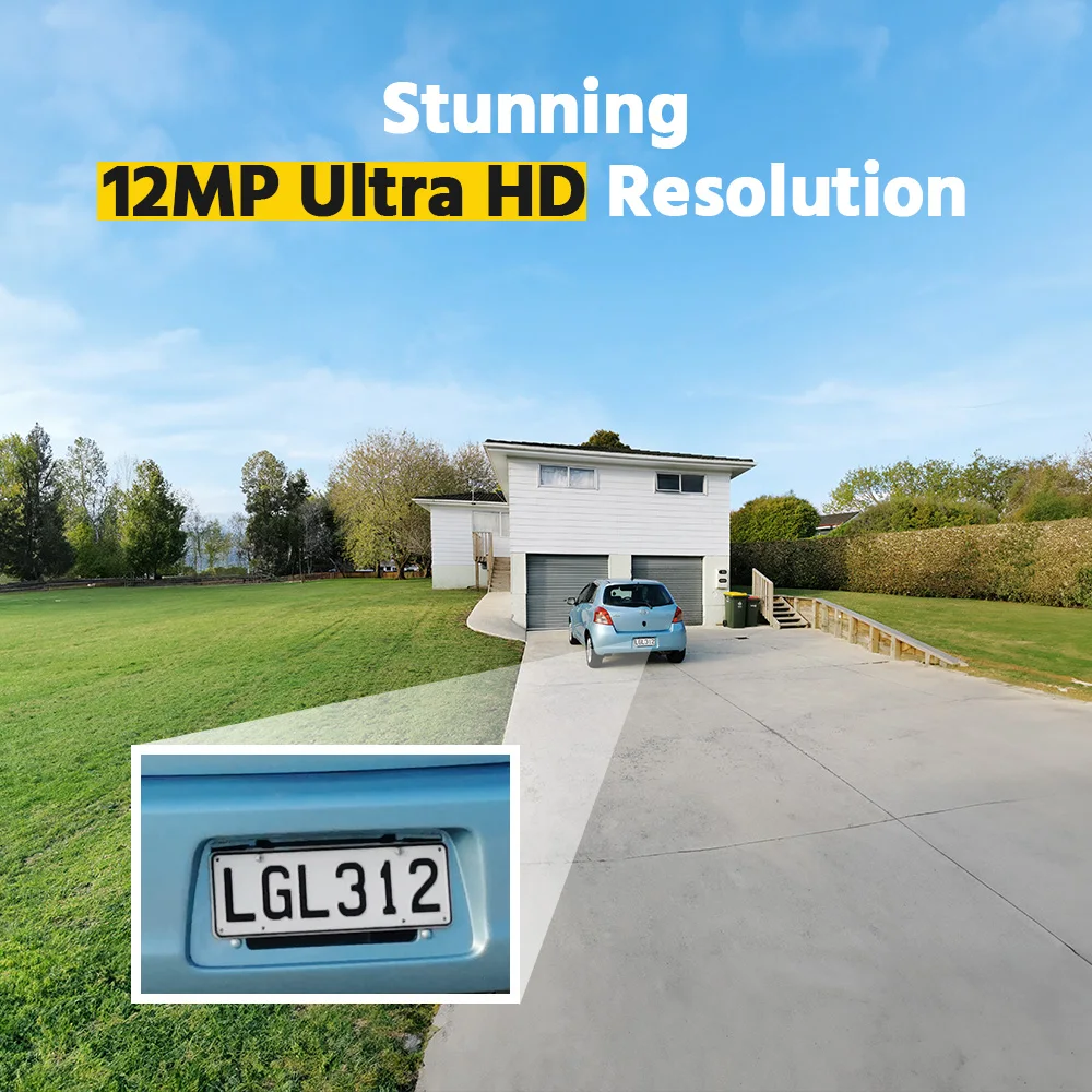 ANNKE 12MP POE NVR Network Video Recorder 4/8/16CH NVR For POE Camera P2P Cloud Function Supports up to 16 x 4K IP Cameras 2