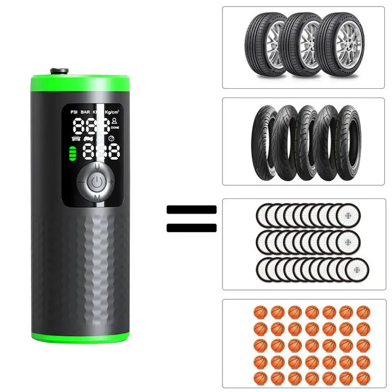 �޴�� �̴� ���� ���� ����, �޴�� Ÿ�̾� ����, 150PSI ���� 2500mAh ���͸�, ������ ����, �ٱ�� ����