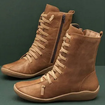 Women’s Leopard Chunky Ankle Boots 1
