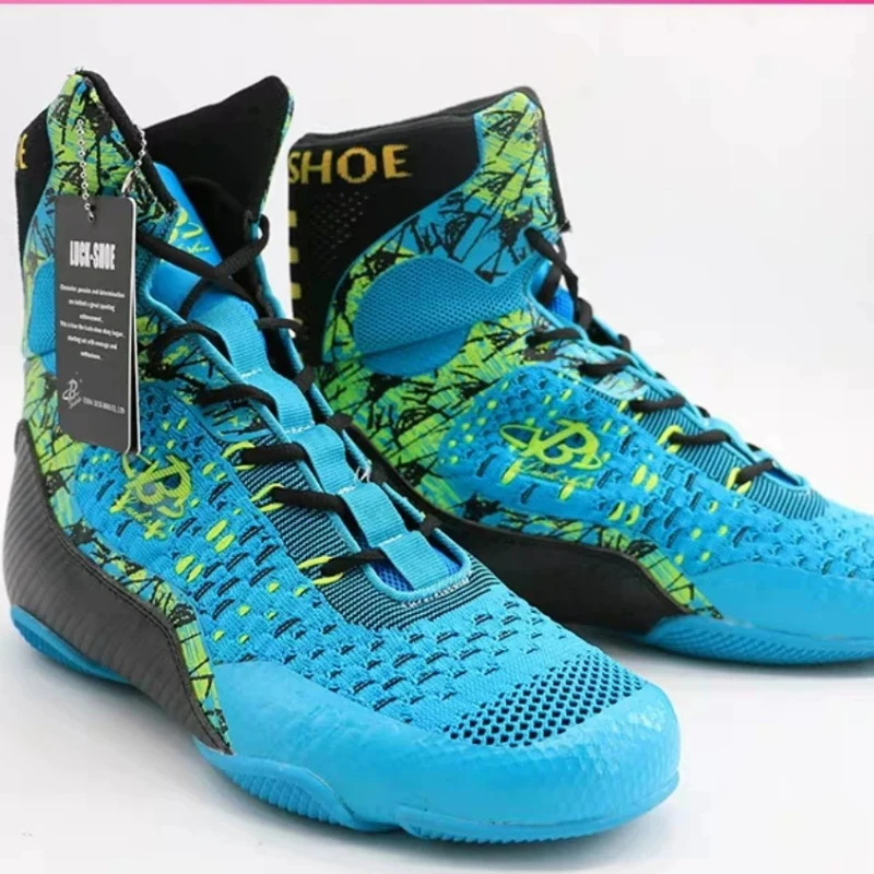 Professional Boxing Fighting Boots Mens Womens Luxury Brand Wrestling Shoes Unisex Breathable Sports Training Shoe Couples