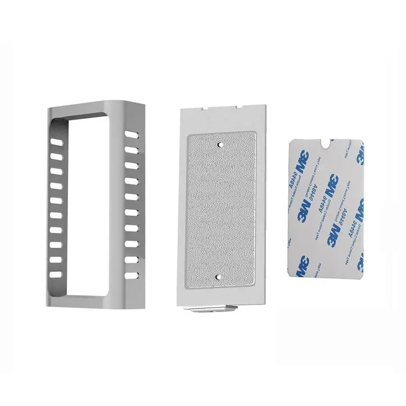 

Plate For Video Doorbell Stylish Doorbell Panel No Drilling Wall 360-degree Protection Adjustment Angle Bracket For Home