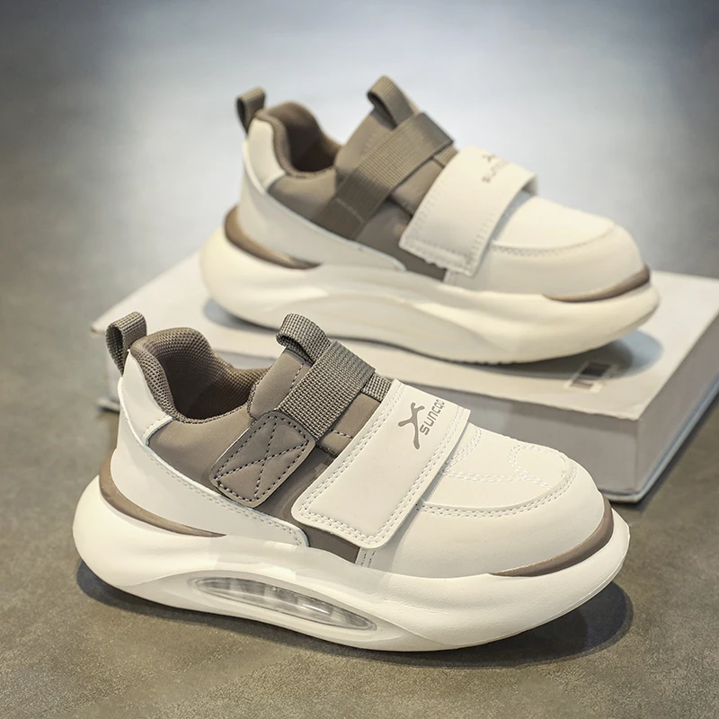 Kids Sneakers Boys Girls Casual Shoes Leather Waterproof Non-slip Running Shoes Sport Toddler 26-37