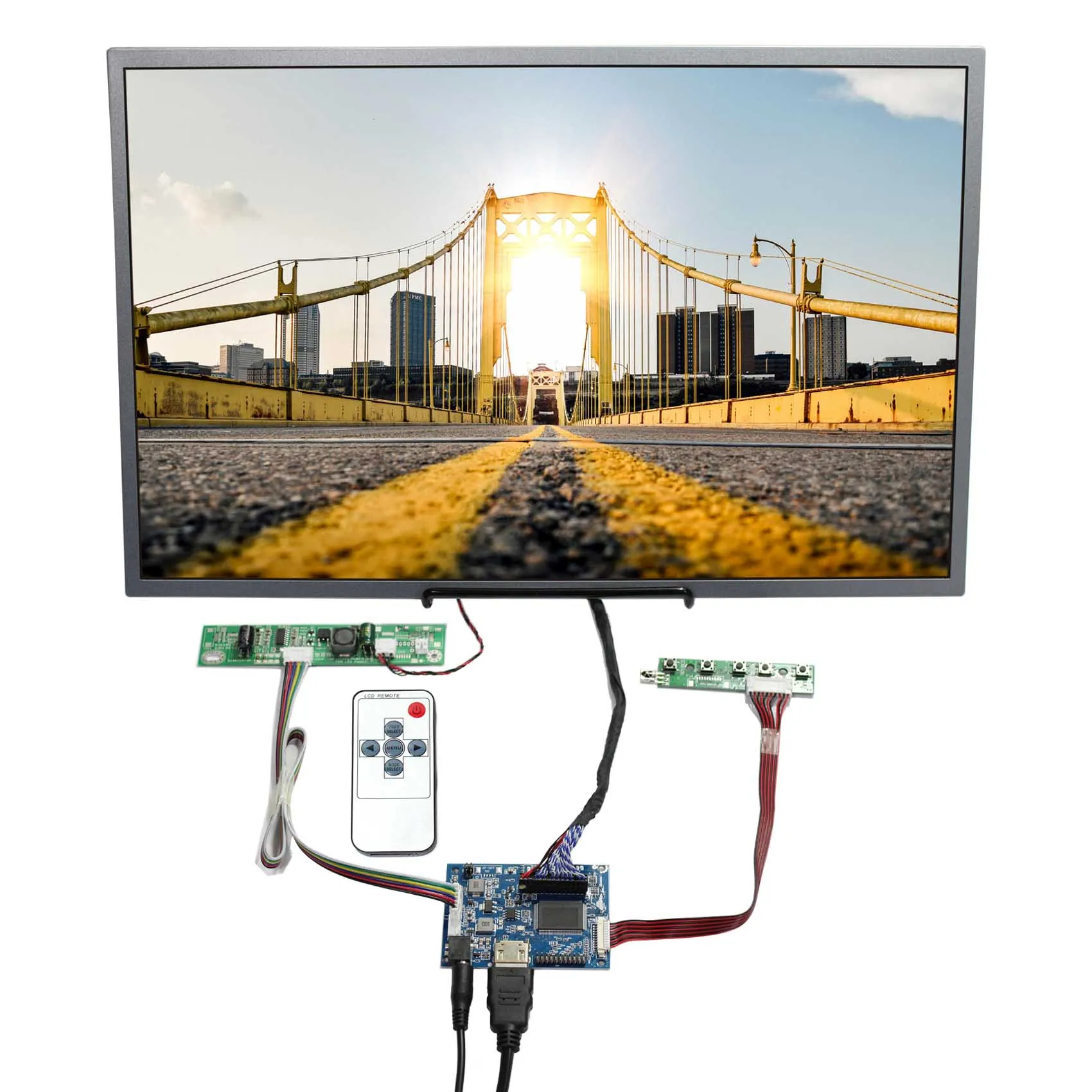 

VSDISPLAY HD-MI Controller Board with 19inch 1440X900 TFT-LCD Screen For DIY Monitor Projects
