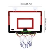 Indoor Mini Basketball Hoop for Kids and Adult 40 X 20 cm Plastic Family Games Toy for Home and Office Door or Wall Mounted 6
