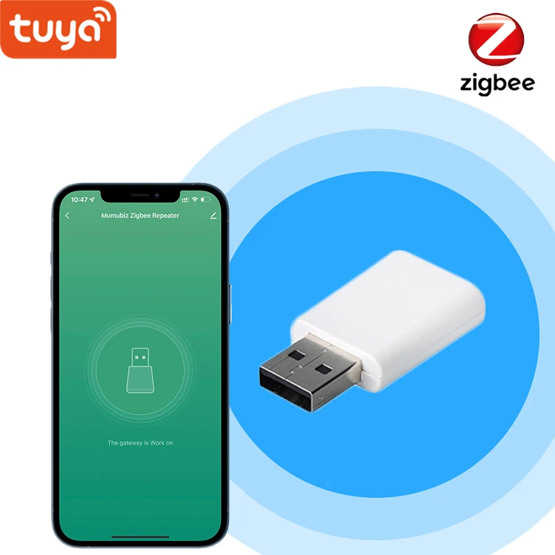 Tuya smart life zigbee 3 0 repeater gateway hub usb signal extender