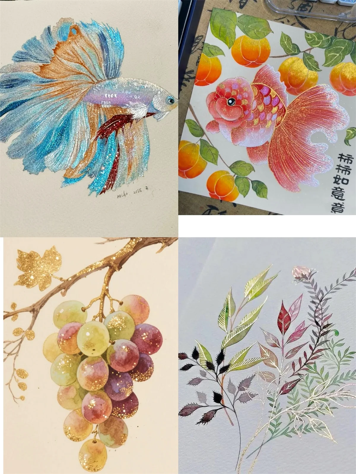 Metallic Watercolor Paint Set 3