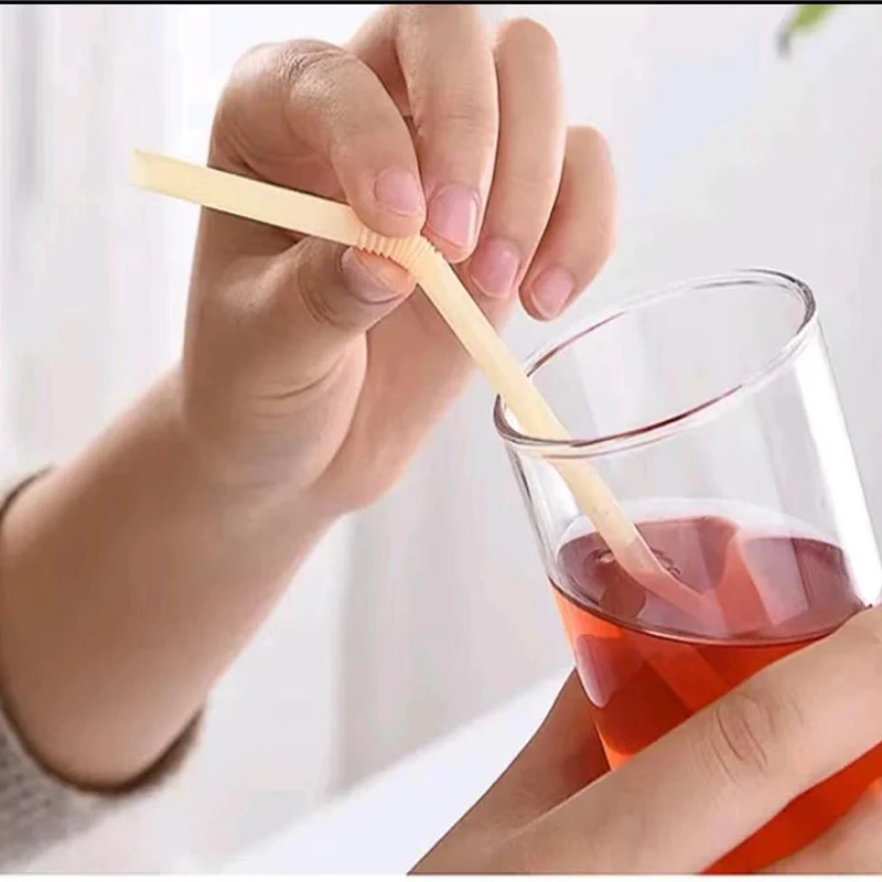 

50pcs straw disposable supplies reusable thick plastic straws beverage cocktail tubes replacement flexible degree