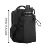 Magnetic Water Bottle Sling Bag Large Capacity Adjustable Gym Bottle Bag Portable Multi-layer Crossbody Sports Bag Outdoor 6
