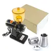 220V Electric Coffee Grinder Stainless Steel Coffee Beans Grinder Automatic Detachable 8 File Adjustable Plane Burr Grinder 5