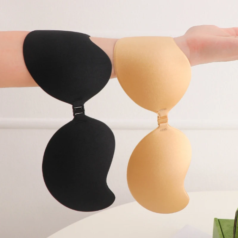 1/2pcs Invisible Sexy Mango Strapless Underwear Bra Women Silicone Chest Sticker Seamless Push Up Bralette Lingerie Nipple Cover