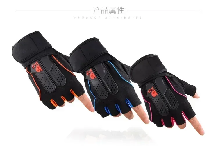 Cycling Gloves Fingerless Gloves Sports Gloves Tactical Gloves Gym Gloves Fingerless Gym Gloves Men Women Gym Fitness Tactics Weight Dumbbell Palm Pad Glove Unisex Snails Half Finger Outdoor Sport Non Slip Cycling Mitten