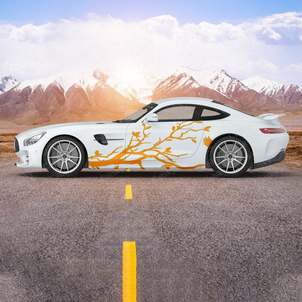 

Branches 2pcs/Set Car Decal Car Sticker for Universal Large Car Sticker for Univers Car Stickers on The Left and Right Sidesal