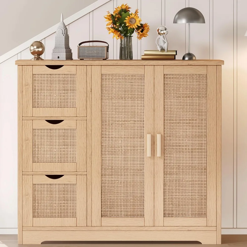 

Cabinets for Living Room Sideboard Cabinet Natural Kitchen Furniture Home Entryway Kitchens for Kitchens Cabinet/ Closet Storage