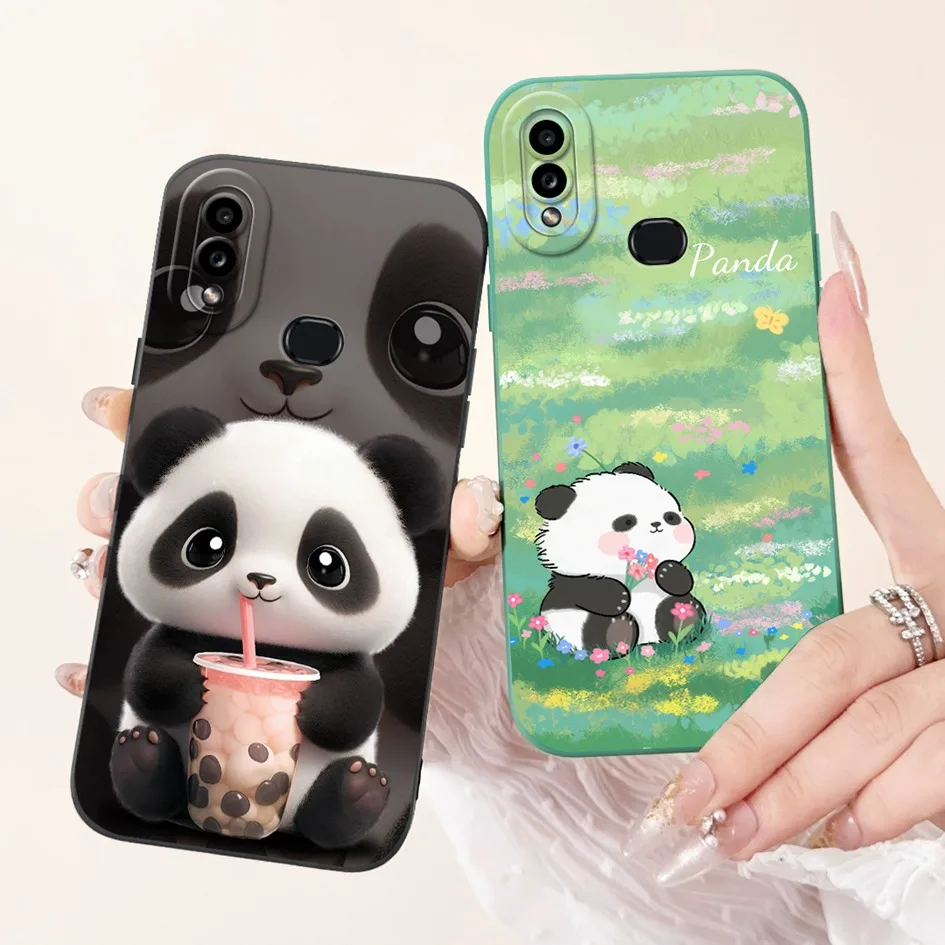 Creative Panda Cartoon Soft Silicone Phone Case