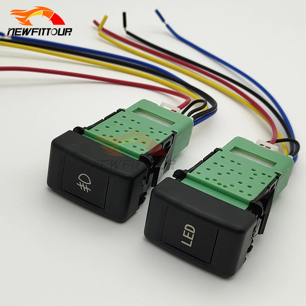 

1 Pc For Isuzu KV100 700P Auto LED Light Front fog light switch Power on off Supply Switch Button car Accessories
