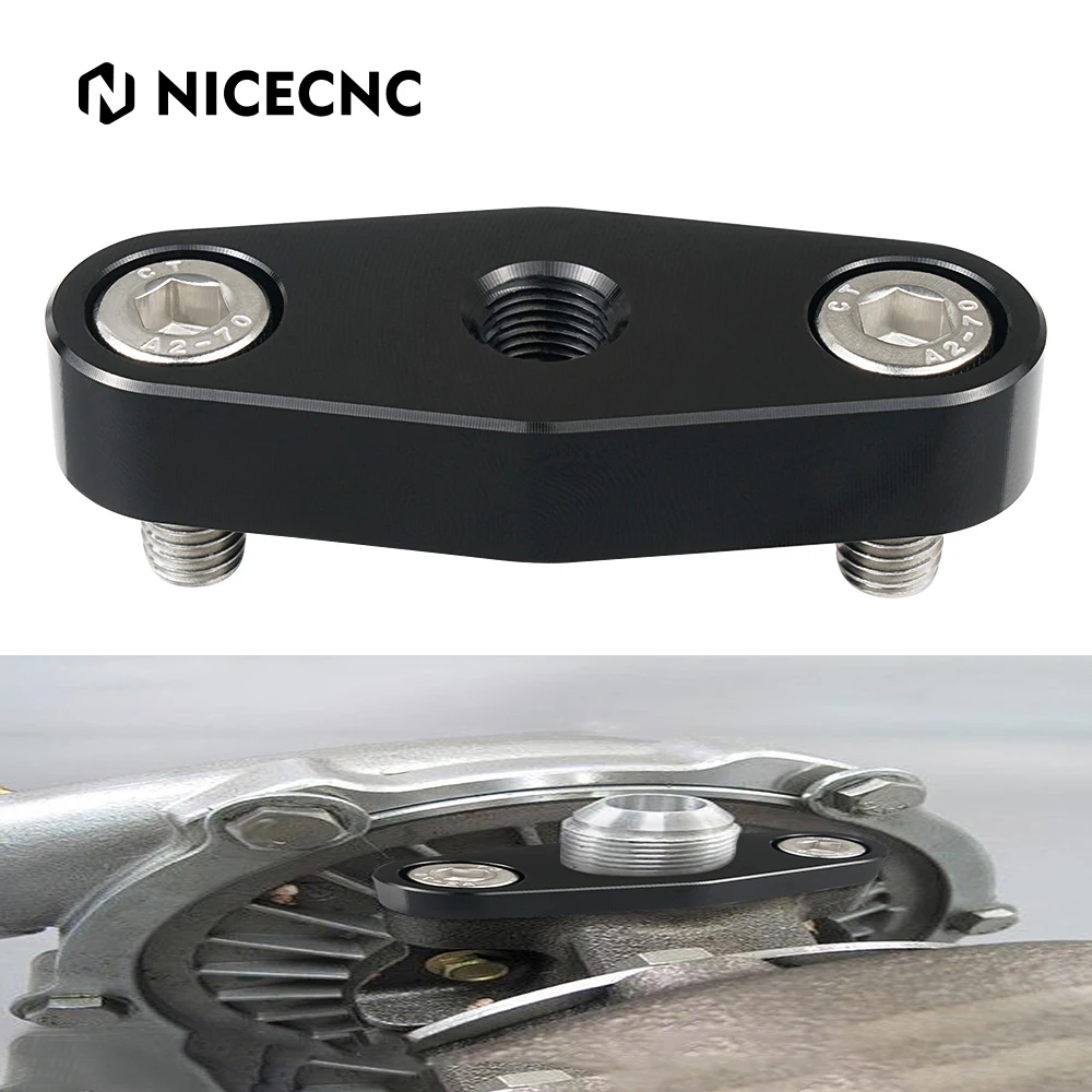 NICECNC GT series Turbochargers Oil Supply Feed Flange 1/8&quotnpt Inlet for Garrett GT40 GT42 GT45 GT47 | Автомобили и мотоциклы