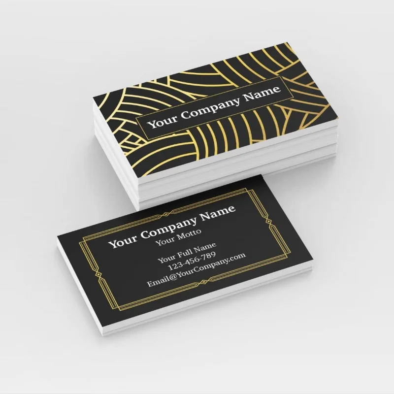 

Высококачественные эксклюзивные визионные открытки с логотипом из черной золотой фольги с собственным дизайном, дешевые персонализированные открытки