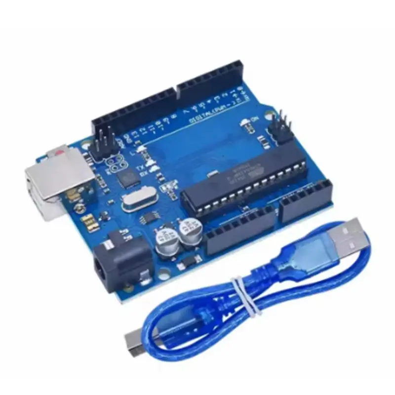 R3 ATMEGA16U2 CH340G+MEGA328P SMD Chip 16Mhz For Arduino R3 Official ATEGA328P Development board + USB CABLE One set image 9