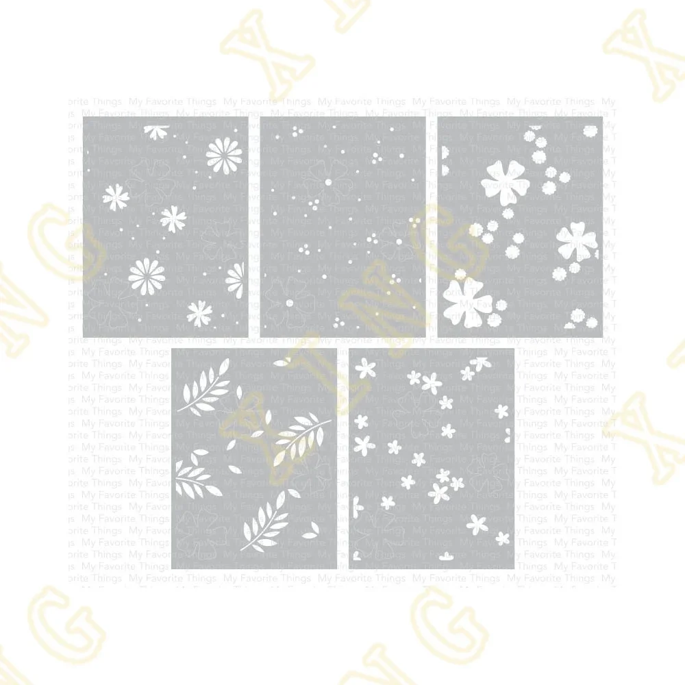 

Hot Selling New Arrival Friendly Flowers DIY Drawing Template Painting Scrapbooking Paper Card Embossing Album Decorative Craft