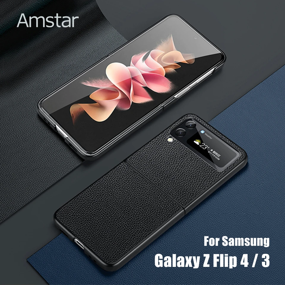

Флип-чехол Amstar из натуральной кожи для Samsung Galaxy Z 4 3