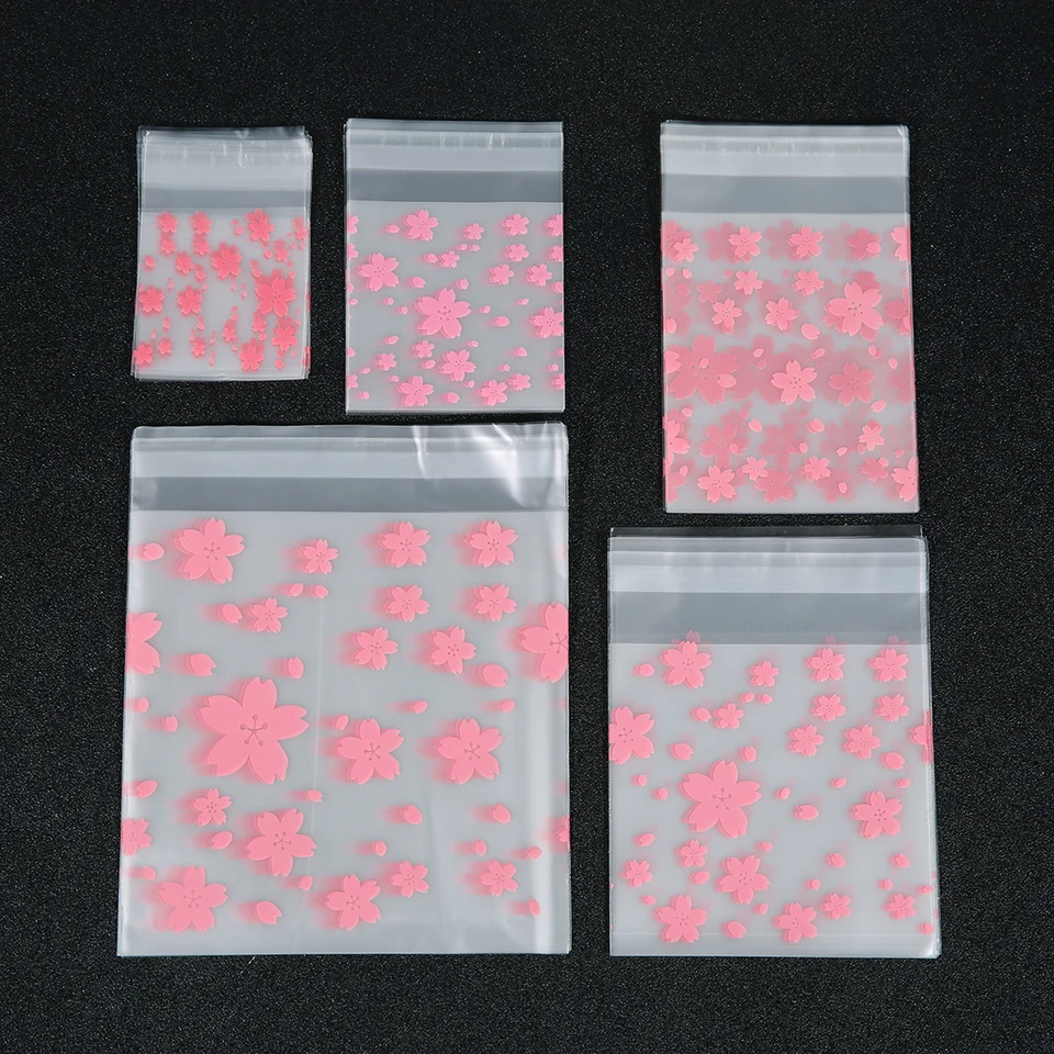 Sacchetti Pasquali In Cellophane, 100 Pezzi Con 100 Cravatte Dorate