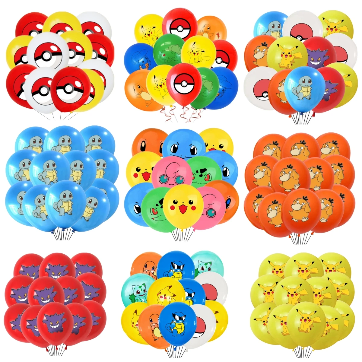 3/2/1Pack pokemon Latex Balloons Birthday Party Supplies Cartoon Pikachu Balloon Baby Shower Kids Favor For Party Decorations pokemon birthday party decorations pikachu balloons baby shower diy party supplies tableware gift bag backdrop banner boys toys