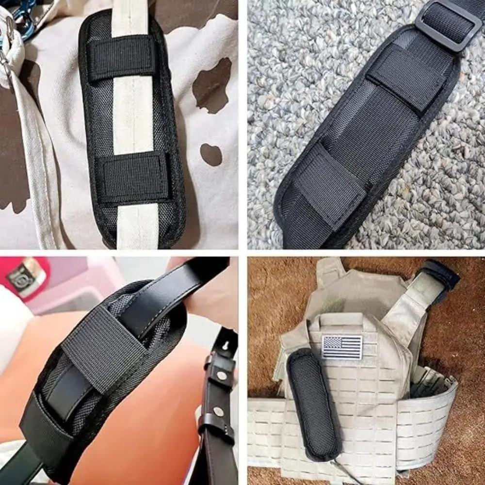 1 Pair Universal Shoulder Bag Pad Breathable Removable Luggage Sling Cushion Extra Thick Shock Absorption Shoulder Strap Pad