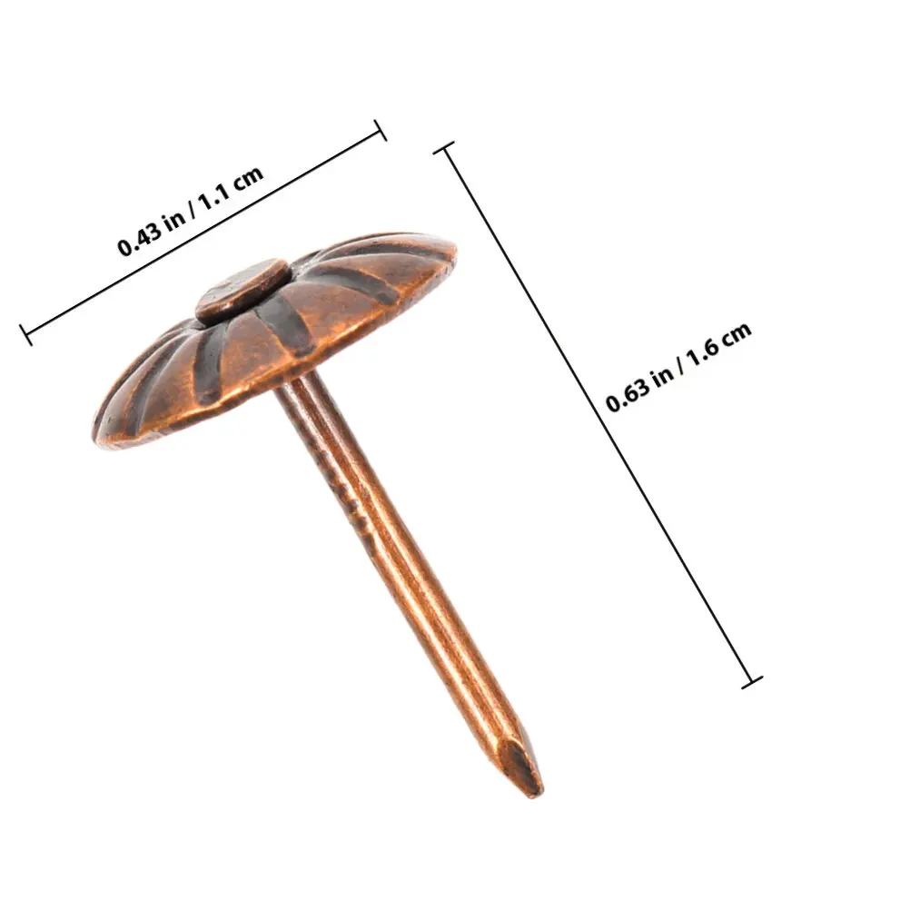 200Pcs 철제 장식 못 빈티지 가구 못 소파 DIY 가구 액세서리용 장 장식 못