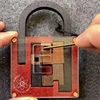High Difficulty Level IQ Lock Puzzle Classic Wooden Brainteaser Puzzles Game For Adults 2