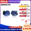 PULA ANVIL114 1DD+1BC+4BA Drivers In-Ear Monitor Earphones with Four-Core Single-Crystal Copper Silver-Plated 3-in-1 Cable 1