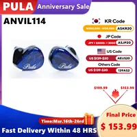 PULA ANVIL114 1DD+1BC+4BA Drivers In-Ear Monitor Earphones with Four-Core Single-Crystal Copper Silver-Plated 3-in-1 Cable 1