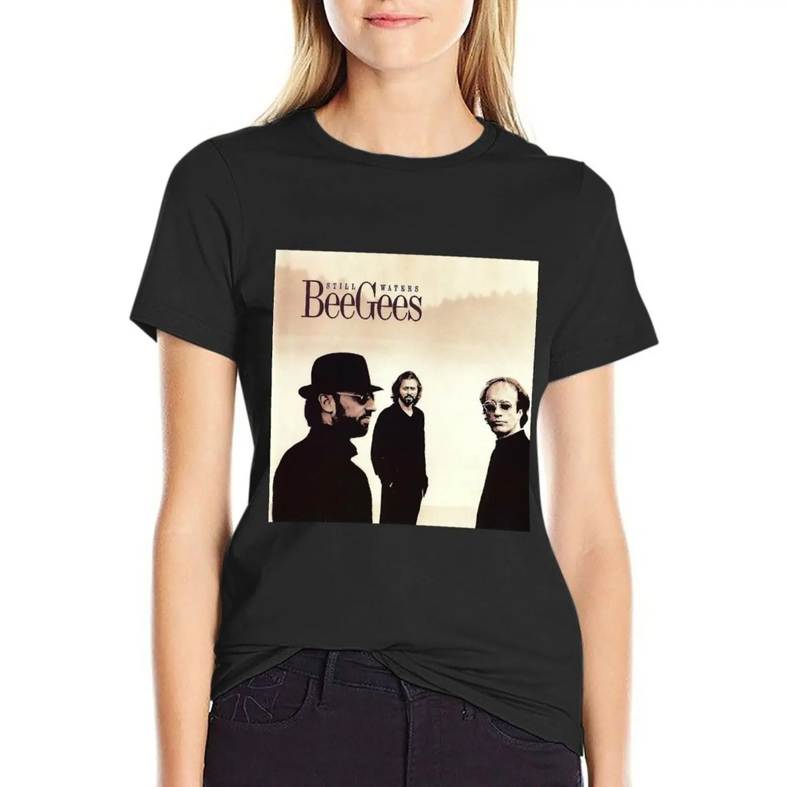 

still T-shirt korean fashion funny graphics white t-shirts for Women