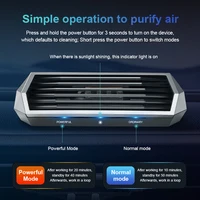 1 pièce, purificateur solaire, fonctionnement automatique, purificateur d'air avec capteur de vibration, peut améliorer manière significative de l'air à l'intérieur de la voiture i 4