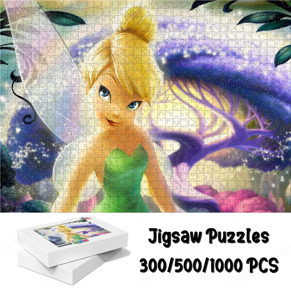 Tinker Bell and The Magic Tree Puzzle Fantastic Disney Fairy Collection Educational Toys Walt Disney Cartoons Board Games Gift fantastic beasts the crimes of grindelwald