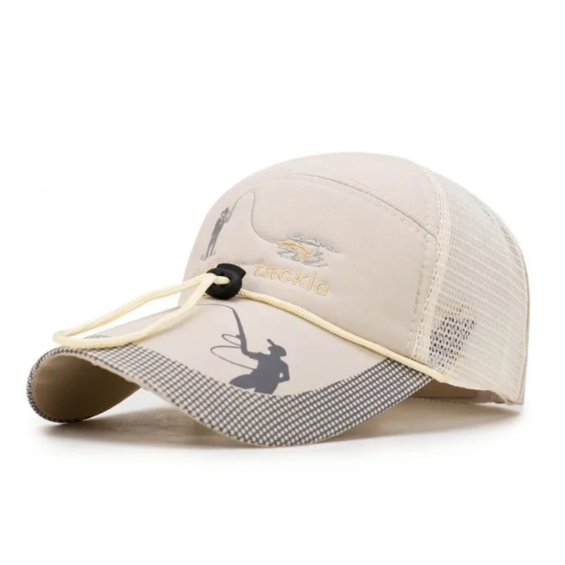 Fisherman Hat Fishing Hats Sun Hats Fishing Hat Cap Outdoor Sports Hats Hiking Visor UV Protection Men Women Adjustable Breathable Golf Caps