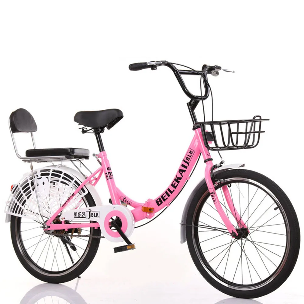 girls folding bike