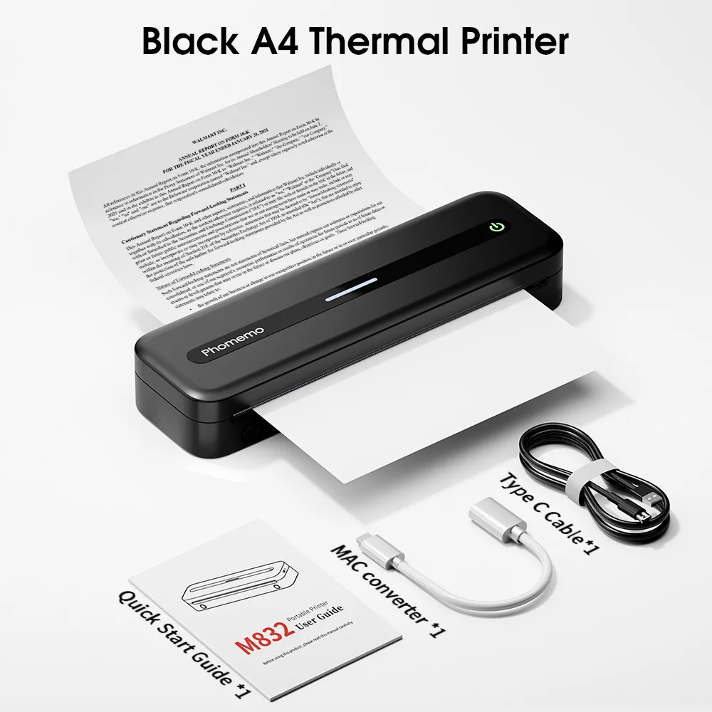 ポータブルプリンター　Portable Printer　M832　取説付 ポータブルプリンター Portable Printer M832 取説付