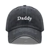 Washed Cotton Baseball Cap for Men & Women Unisex  Daddy Mommy Embroidery Sun Protection Outdoor Sports Golf Caps Dropshipping 3