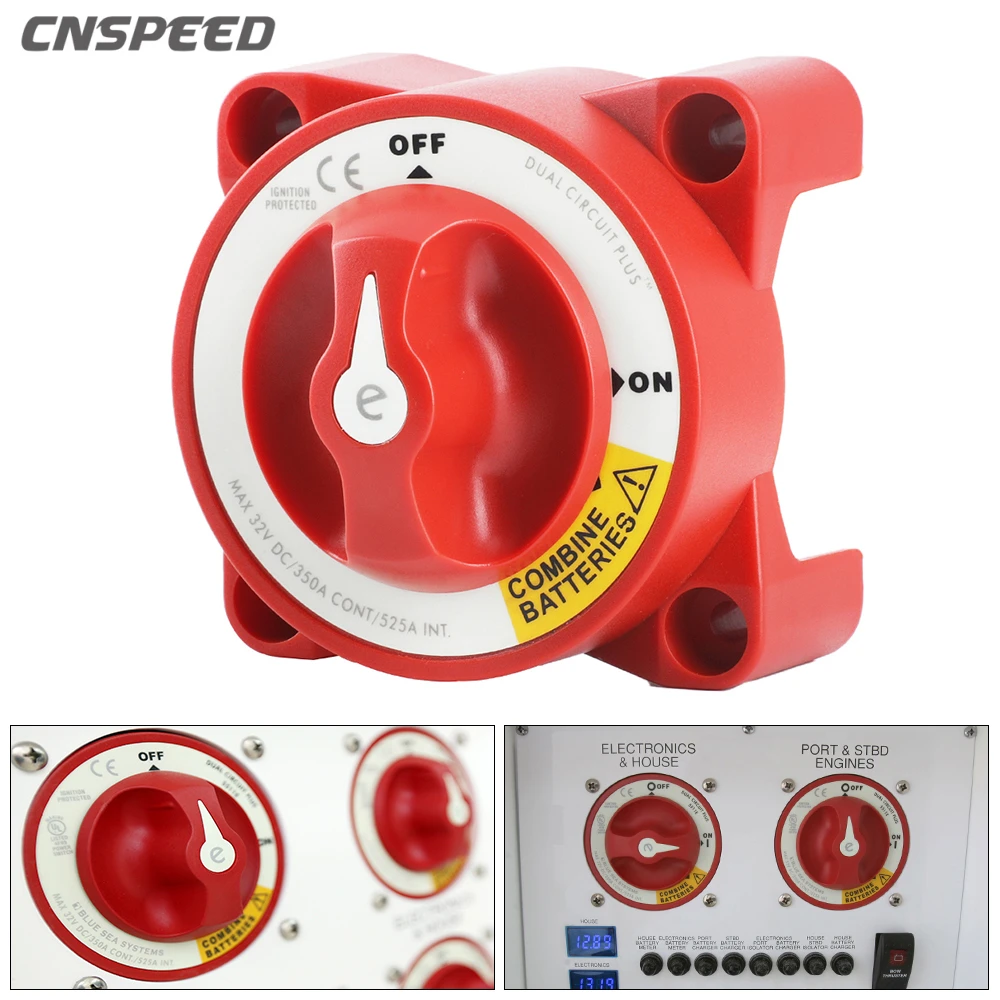 Cnspeed Battery Rotary Switch Isolators W/alternator Field Disconnect