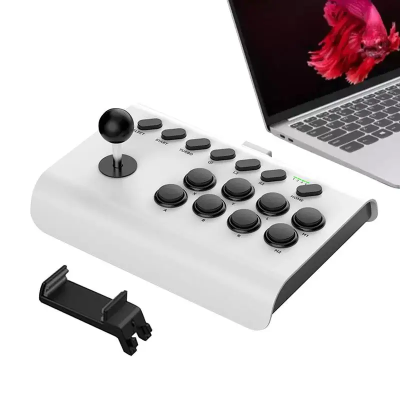 

Retro Arcade Fight Stick Arcade Game Fighting Joystick With Turbo/Macro Functions Nostalgic Street Fighter Arcade Games