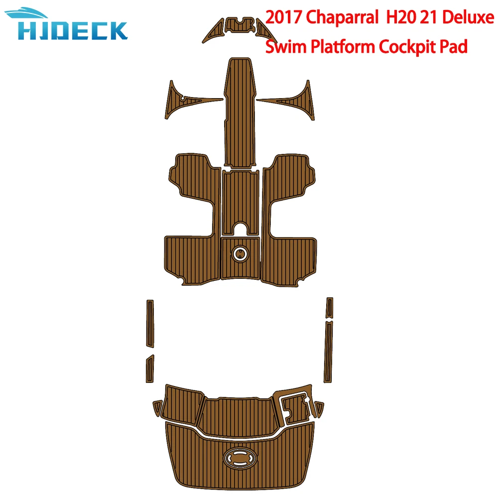 

2017 г., Chaparral 21 H2O Deluxe, коврик для подножки, самоклеящаяся Спортивная плавательная платформа для кабины, настраиваемый коврик для кабины