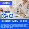 722-3a019d.jpg TAOTERS Vitamin D3+K2 supplement promotes calcium absorption, cardiovascular health, and helps human growth and development