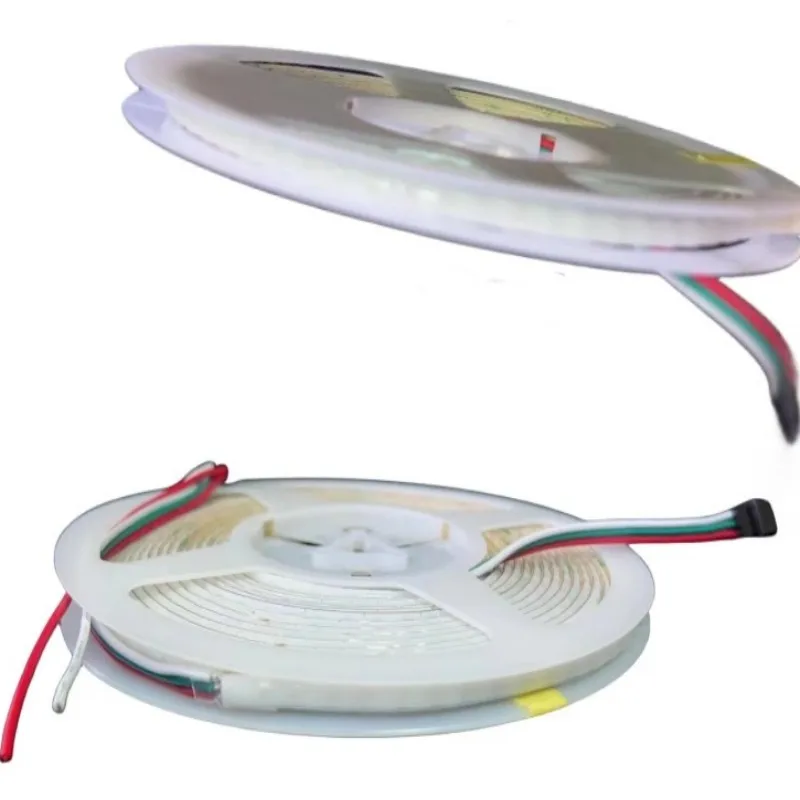 1-5M DC5V COB LED Strip Ws2812 RGB Pixel Smart Light Individually Addressable Dream Colour 5mm PCB 160LED LED Tape Ribbon