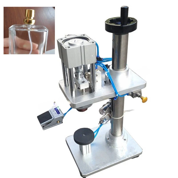 

Bottle Capping Crimping Perfume Collar cap Pressing Machine