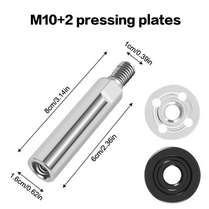 1pc Polisher Angle Grinder Accessories Thread Angle Grinder Extension Connect Rod Rotary Shaft Polish Car Wheel Sander Pad