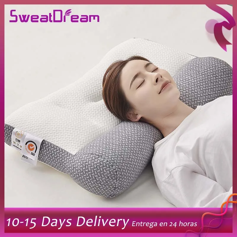 

Orthopedic Reverse Traction Pillow Protects Cervical Vertebra and Helps Sleep Single Neck Pillow Can Be Machine Washable 48X74cm