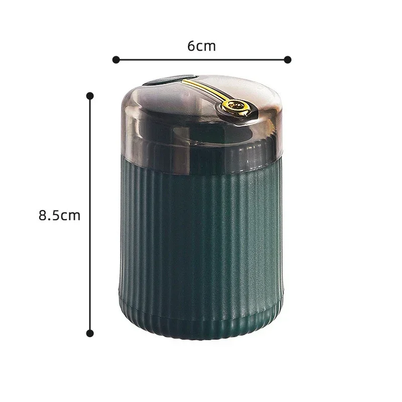 팝업 자동 이쑤시개 디스펜서 휴대용 플라스틱 이쑤시개 홀더 컨테이너 크리 에이 티브 프레스 이쑤시개 보관 상자 주최자